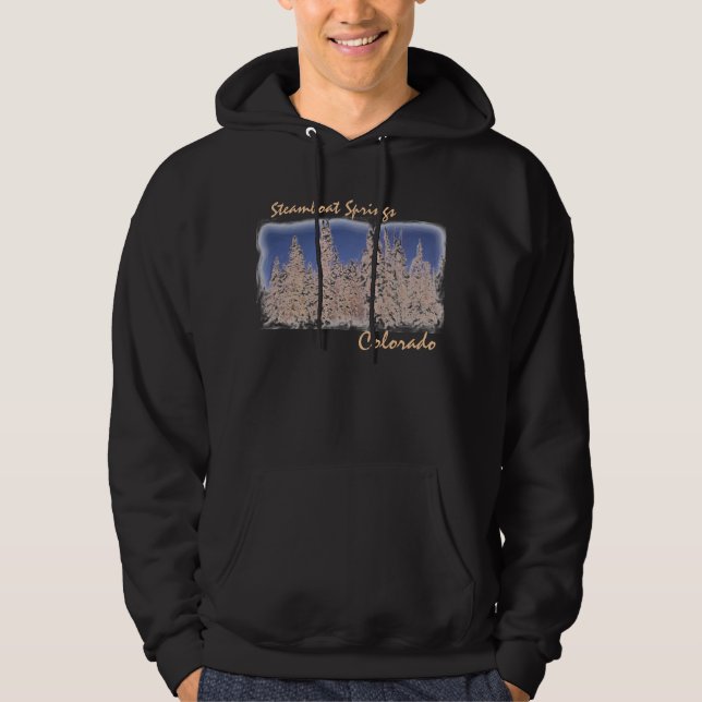 Steamboat Springs Colorado sweat - shirt à capuche (Devant)