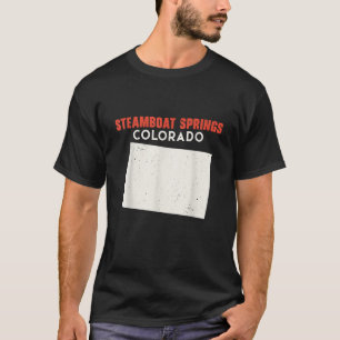 Steamboat Springs Colorado USA State America Trave T-Shirt