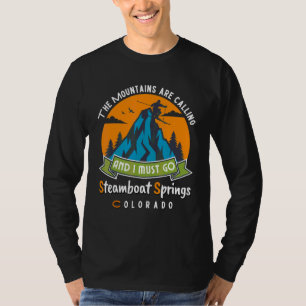 Steamboat Springs Colorado Vintage Graphic For Ski T-Shirt