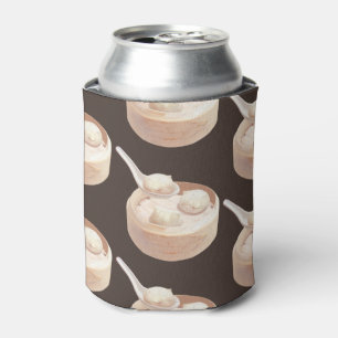 Steamed Bao Buns with Tea Can Cooler