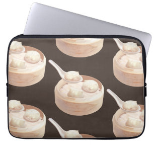 Steamed Bao Buns with Tea Laptop Sleeve