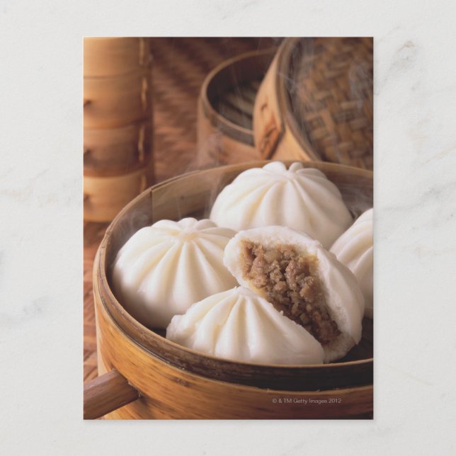 Steamed Bun Postcard (Front)