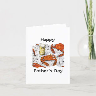 Steamed Crabs Birthday Card