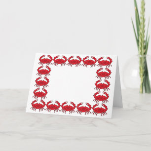 Steamed Crabs Card