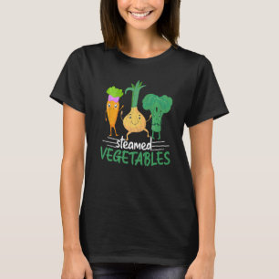 Steamed Vegetables Vegetarian Vegan Food  Graphic T-Shirt
