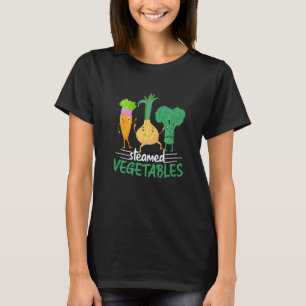 Steamed Vegetables Vegetarian Vegan Food  Graphic T-Shirt