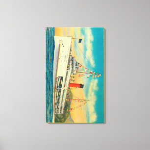 Steamer "Catalina" at Santa Catalina Island Canvas Print