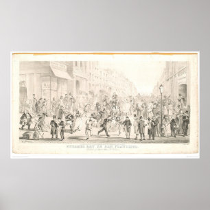 Steamer Day in SF (1164A) Poster