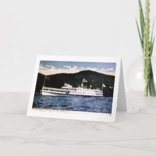 Steamer "Horicon" on Lake George, New York Card