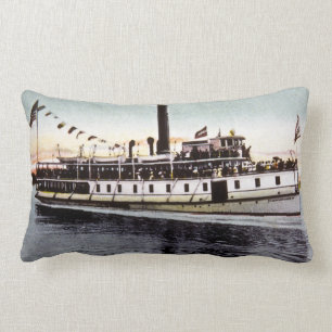Steamer Machigonne aorpswell Steamboat Company Lumbar Pillow