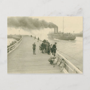 Steamer The Mailboat from Dover to Ostend Postcard