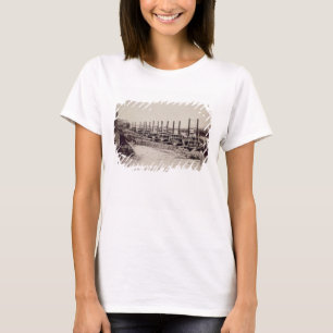 Steamers on the Mississippi (b/w photo) T-Shirt