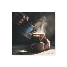 Steaming Ceramic Pour Over