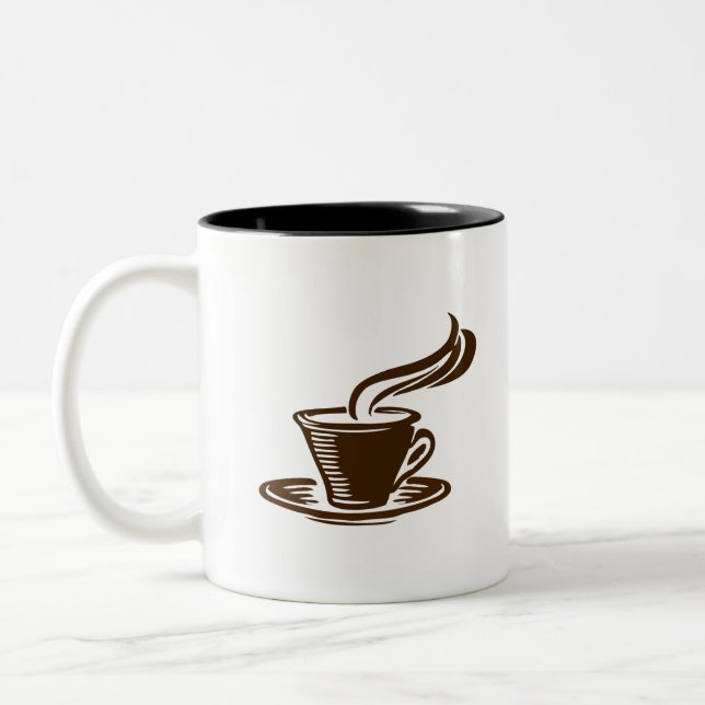 Steaming Cup of Coffee (Left)