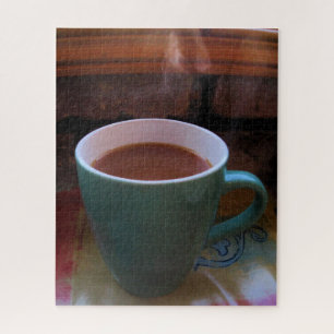 Steaming Hot Coffee - 16x20 - 520 pieces Jigsaw Puzzle