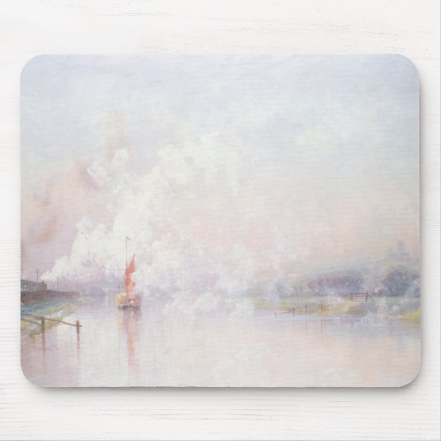 Steaming into Lincoln, 1894 Mouse Pad (Front)