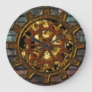 Steampunk 11 Wall Clock Options