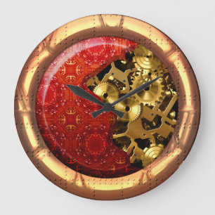 Steampunk 12A Wall Clock Options