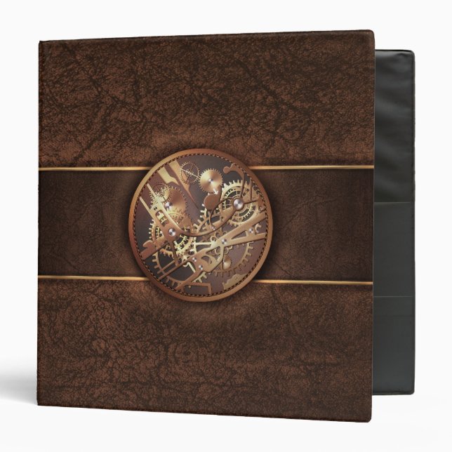 steampunk 1.5in binder to personalize (Front/Inside)
