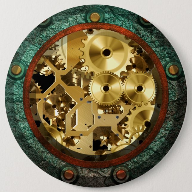 Steampunk 1B Button (Front)