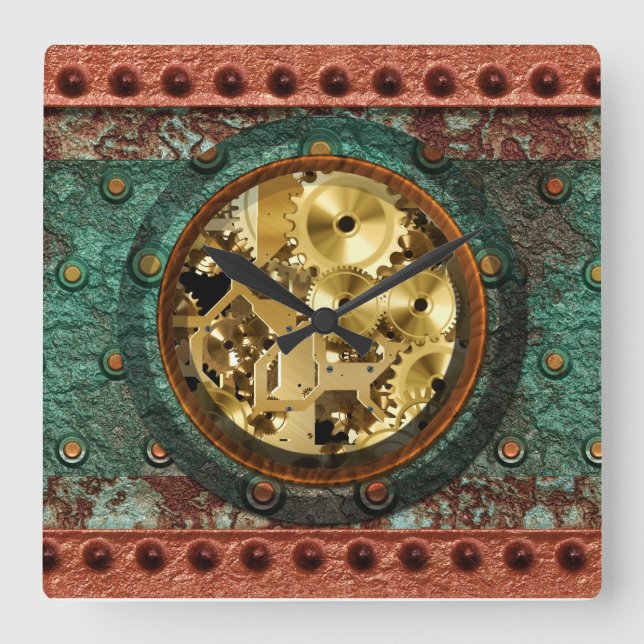 Steampunk 1B Clock (Front)