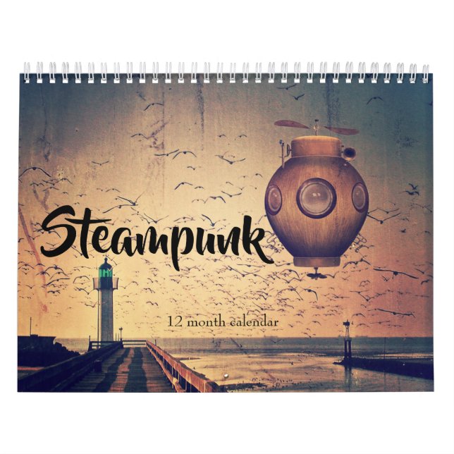 Steampunk 2026 Fantasy Calendar (Cover)