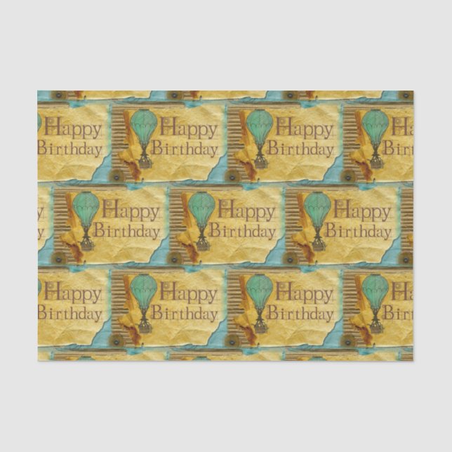 Steampunk 20A-B Options Tissue Paper (Front)