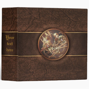 steampunk 2in. binder to personalize