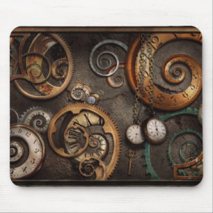 Steampunk - Abstract - Time is complicated Mouse Pad