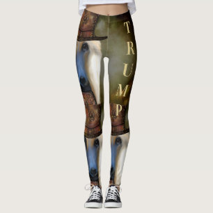 STEAMPUNK AFGHAN HOUND  LEGGINGS