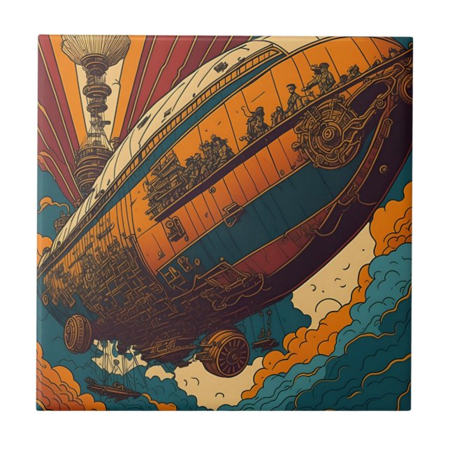 SteamPunk Airship Tile (Front)
