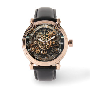 Steampunk Art cogs & engrenages montre homme 3