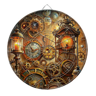 Steampunk Art Dartboard