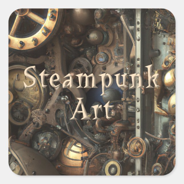 Steampunk Art Stickers (Front)
