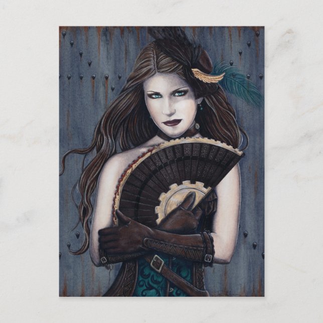 Steampunk Assassin Postcard (Front)