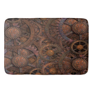 Steampunk Bath Mat