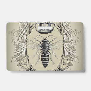 steampunk beekeeper boss lady bee queen crown badge