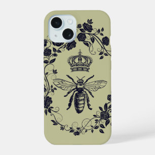 steampunk beekeeper boss lady bee queen crown iPhone 15 case