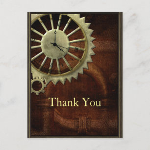 Steampunk Birthday Postcard