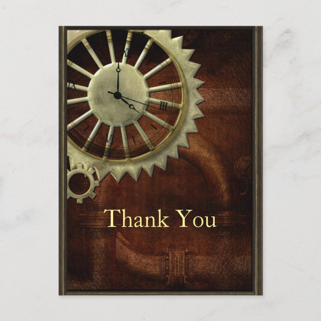 Steampunk Birthday Postcard (Front)