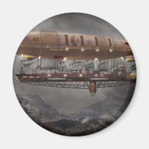Steampunk - Blimp - Airship Maximus Magnet