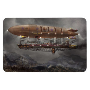 Steampunk - Blimp - Airship Maximus Magnet