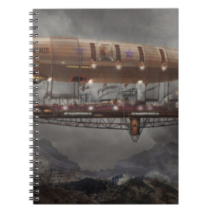 Steampunk - Blimp - Airship Maximus Notebook