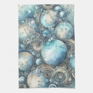 Steampunk Bubbles Serviette de cuisine