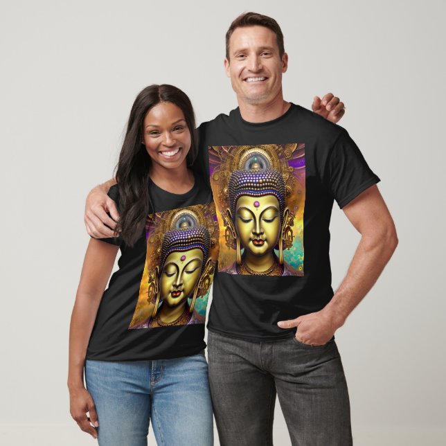 Steampunk Buddha Original Fantasy Abstract Art   T-Shirt (Unisex)