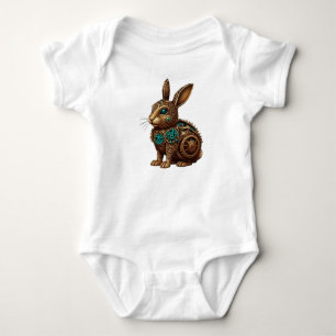 STEAMPUNK BUNNY BABY BODYSUIT