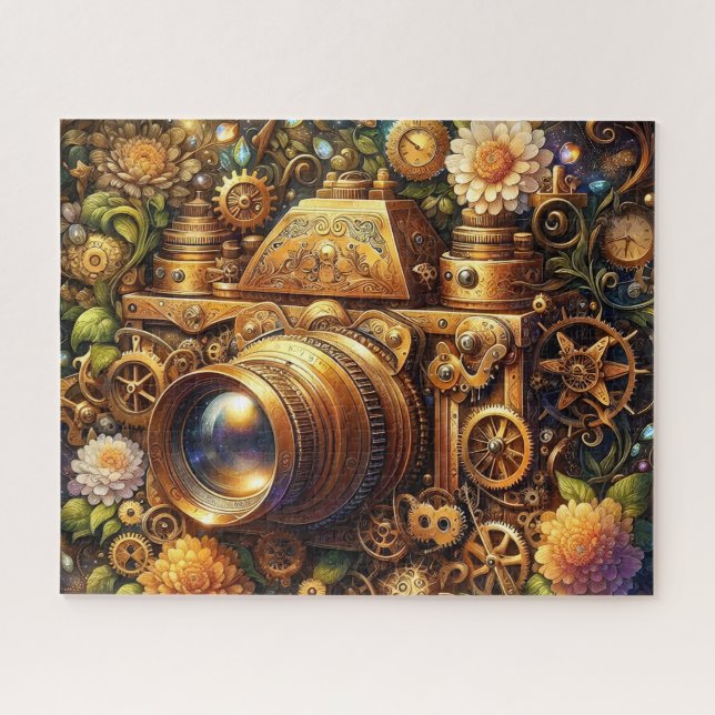 Steampunk Camera Puzzle (Horizontal)