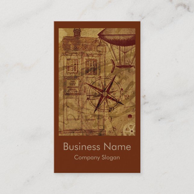 Steampunk Card Design (Front)