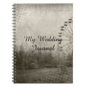Steampunk Carnival Top Hat Wedding Journal