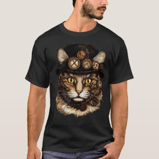 Steampunk Cat 1 T-Shirt